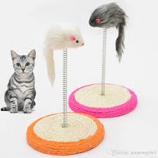 Juguetes Mascotas-Juguete gato base soporte