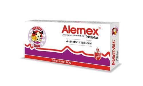 Medicamento veterinario-Alernex tabletas
