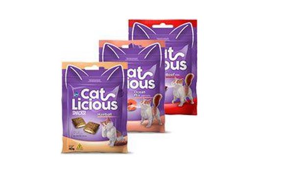 Cat Licious Snacks para gatos