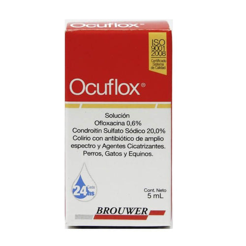Medicamento veterinario-Ocuflox gotas oftalmicas